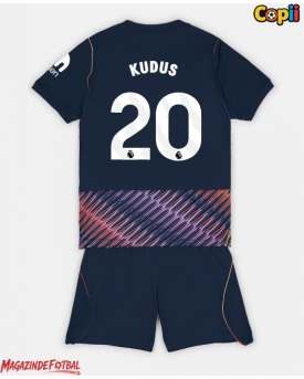 Tottenham Hotspur Mohammed Kudus #20 Echipament de Fotbal Replică 2026-27 Copii Deplasare (+ Șorturi)